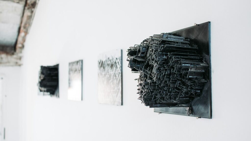 Architectural texture panels — product visualization