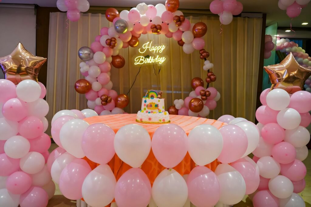 Custom celebration centerpiece — product visualization