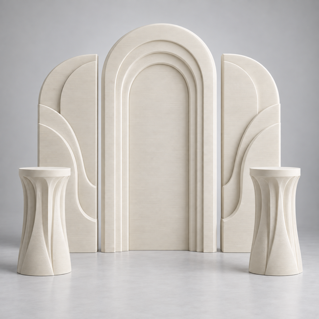 Modular Sculptural Arch & Backdrop Set — product visualization