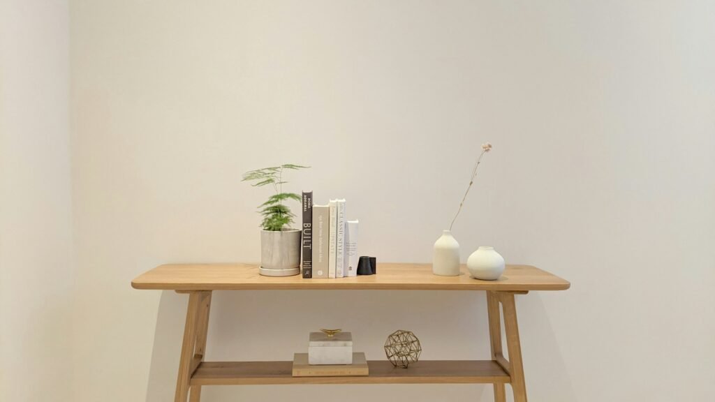Vault Console Table — product visualization