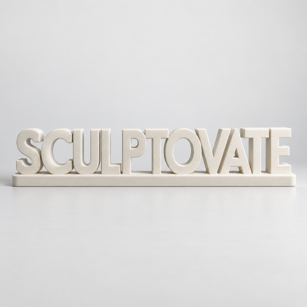 Dimensional business logo — product visualization