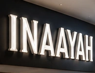 Custom address sign — product visualization