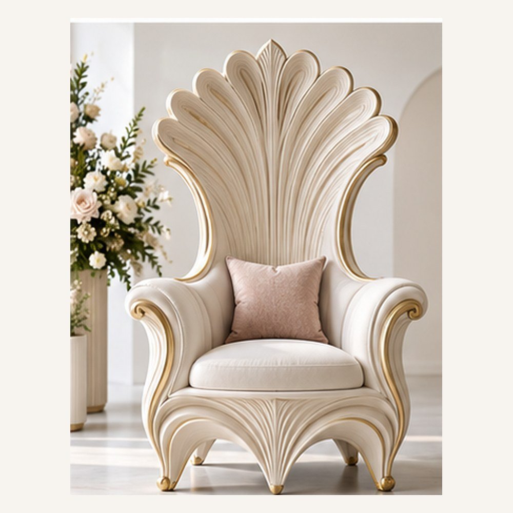 Sculptural Throne Chair & Photo Moment — product visualization